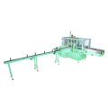 High efficiency print on napkin tissue paper machine